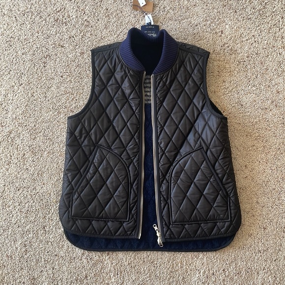 Madewell Reversible Vest NWT - Picture 3 of 4